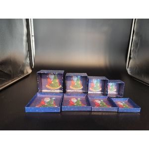 Set of 4 Nesting boxes‎ 3.5"x3.5"